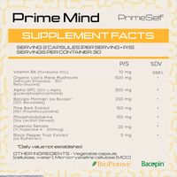 PrimeSelf Prime Mind Capsules